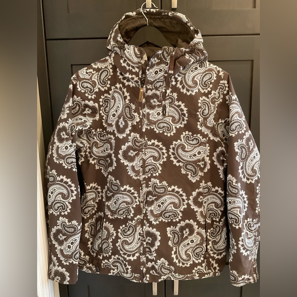 Burton paisley snowboarding jacket